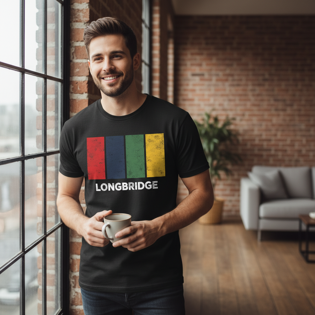 Longbridge - T-Shirt - Colour Block Design