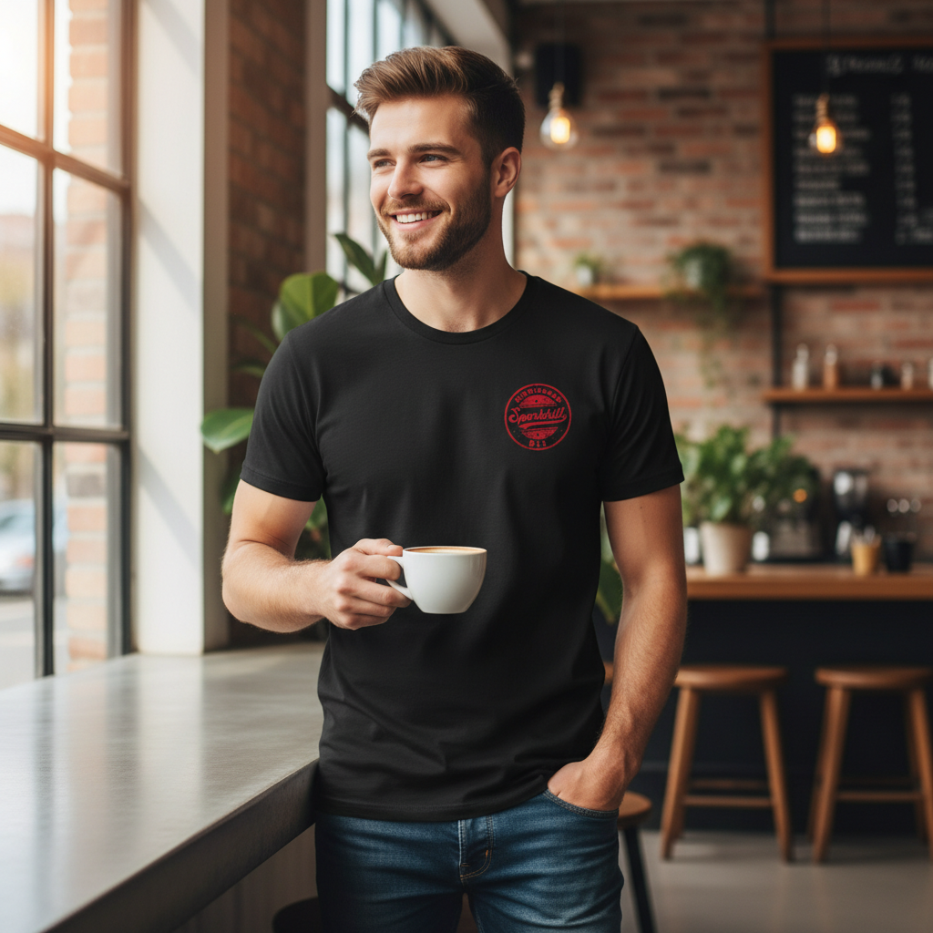 Sparkhill - T-Shirt - B11 Vintage Stamp Design
