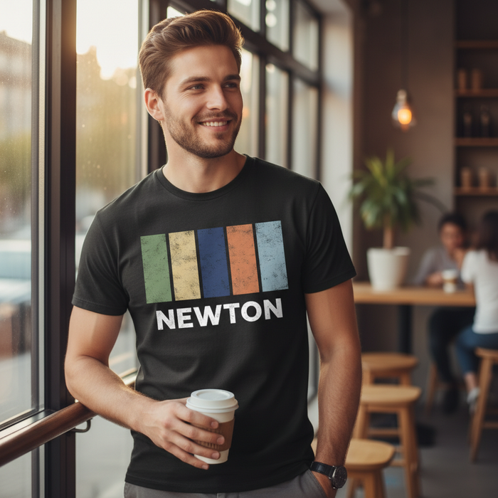 Newton - T-Shirt - Colour Block Design
