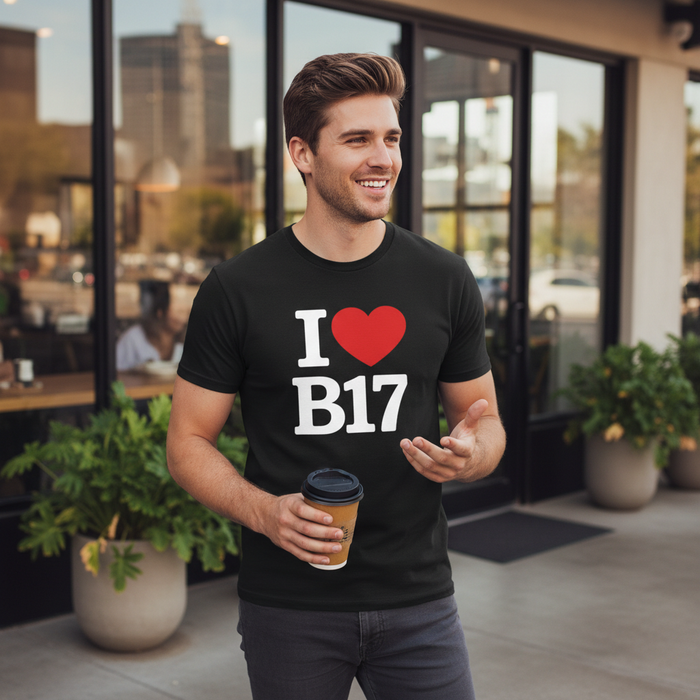 Harborne - T-Shirt - I heart B17 Design