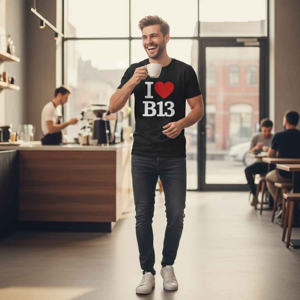 Moseley - T-Shirt - I heart B13 Design