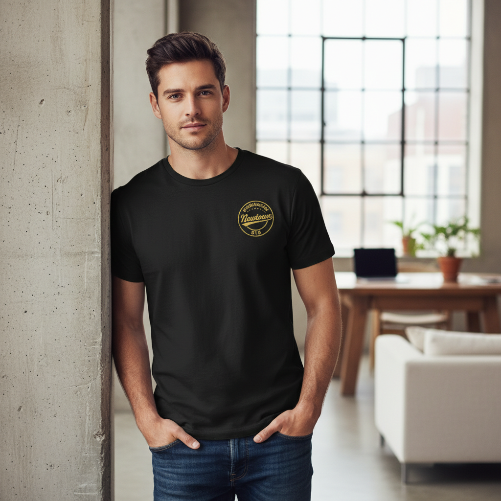 Newtown - T-Shirt - B19 Vintage Stamp Design