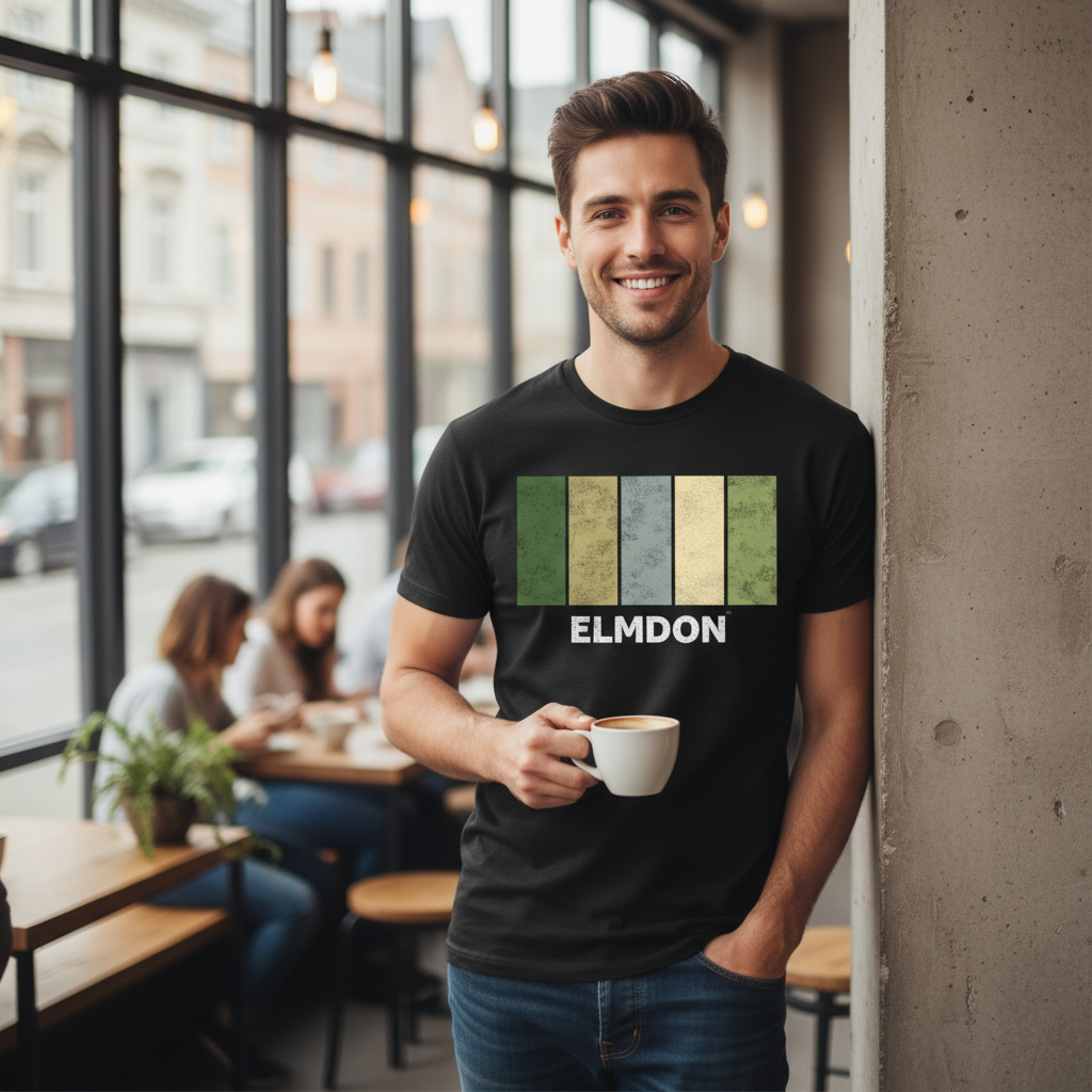 Elmdon - T-Shirt - Colour Block Design