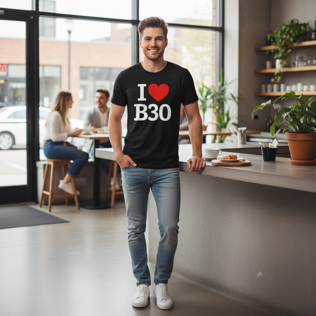 Stirchley - T-Shirt - I heart B30 Design