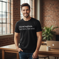 Birmingham - T-Shirt -  Not Born But Bred Stamped Type Tee