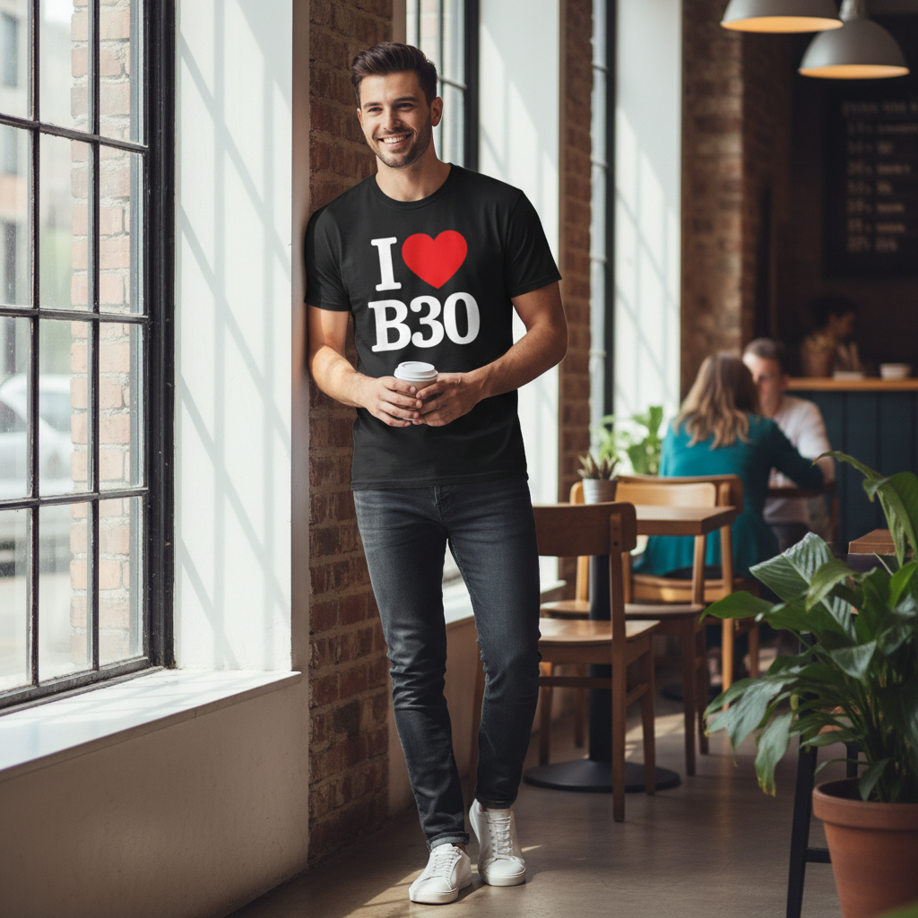 Bournville - T-Shirt - I heart B30 Design