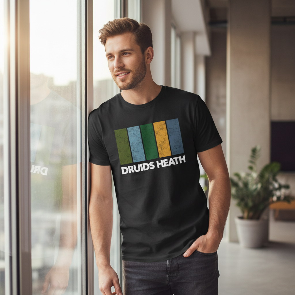 Druids Heath - T-Shirt - Colour Block Design
