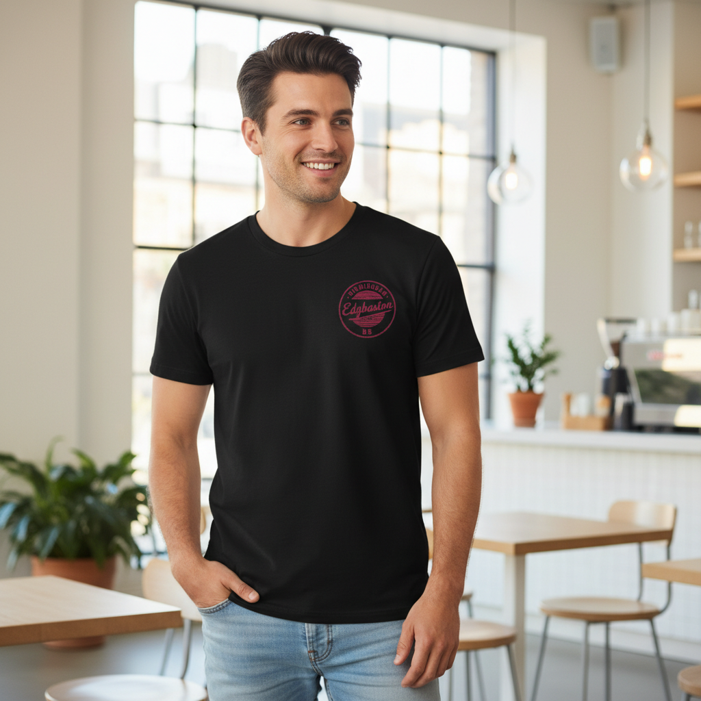 Edgbaston - T-Shirt - B5 Vintage Stamp Design