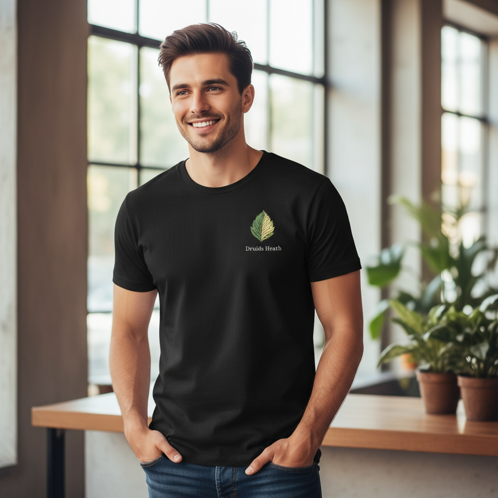 Druids Heath - T-Shirt - Bold Indie Design - Leaf