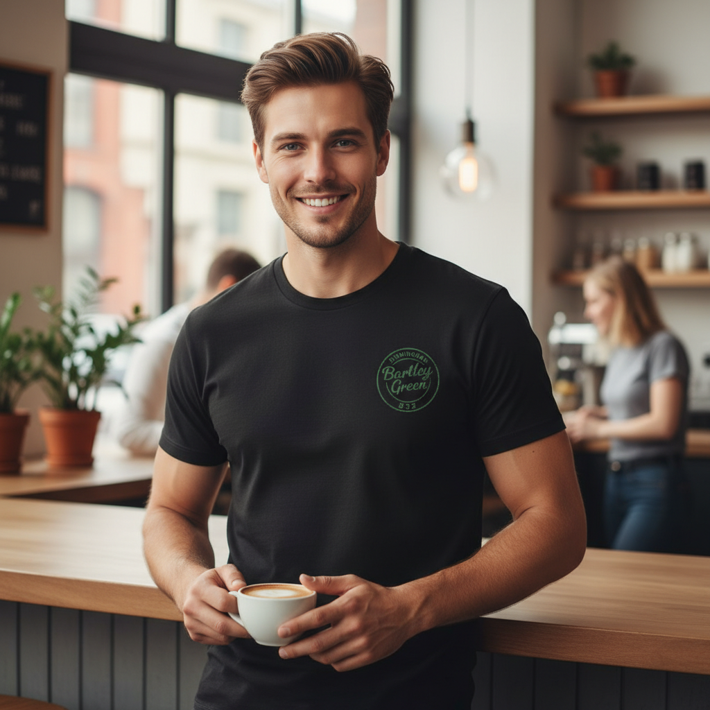 Bartley Green - T-Shirt - B32 Vintage Stamp Design