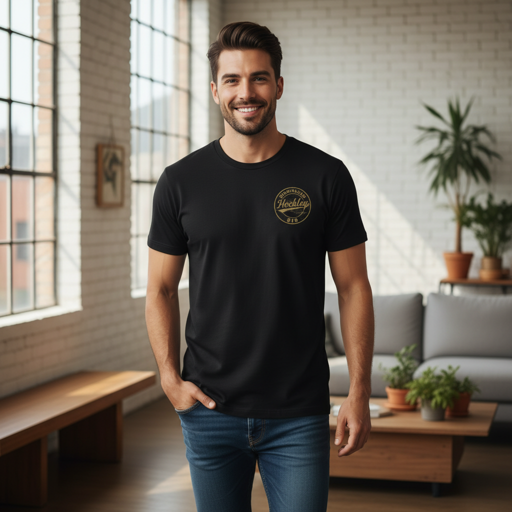 Hockley - T-Shirt - B19 Vintage Stamp Design