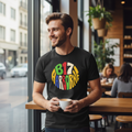 Harborne - T-Shirt - Colour Burst Design