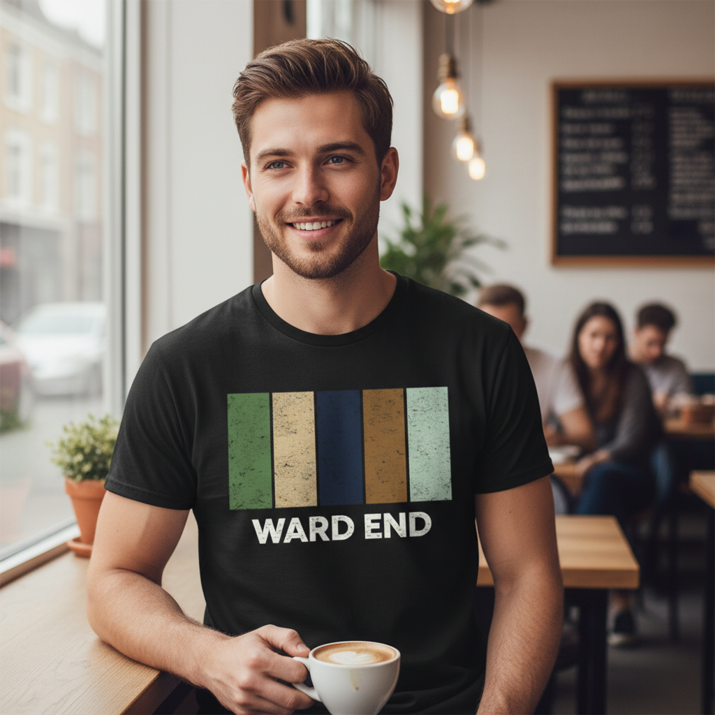 Ward End - T-Shirt - Colour Block Design