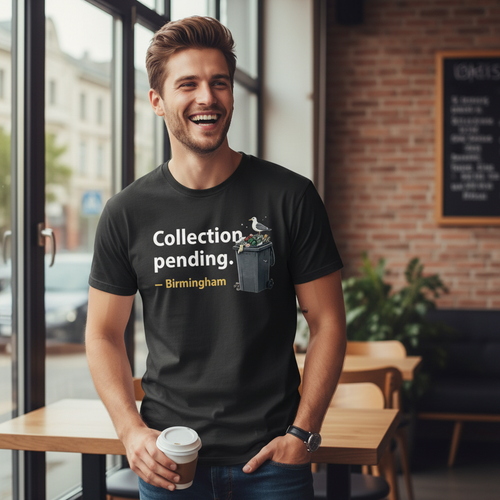 Birmingham - T-Shirt - Bin Strikes Collection Pending Funny Design