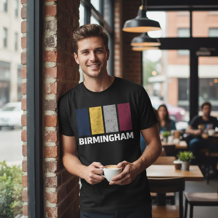 Birmingham - T-Shirt - Colour Block Design