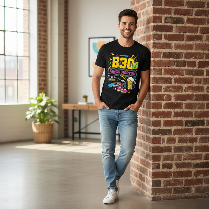 Kings Norton - T-Shirt - Playful Neon Vibe Design