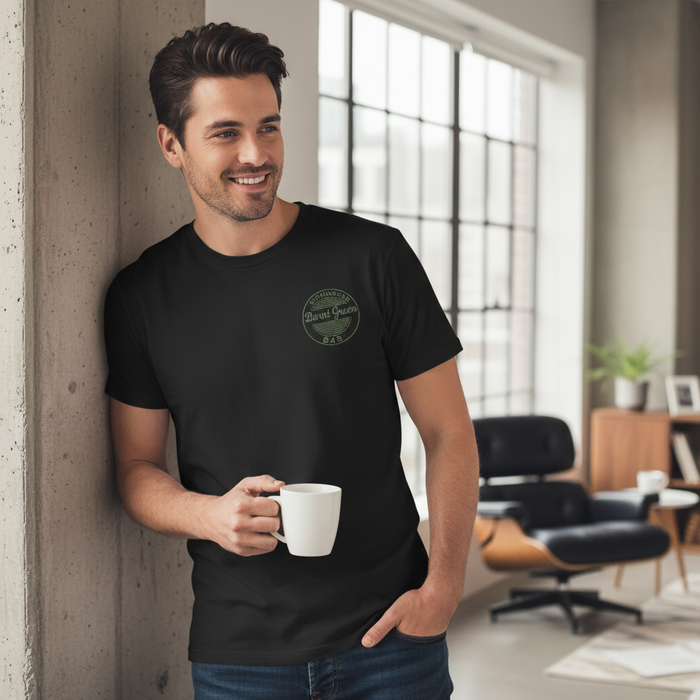 Barnt Green - T-Shirt - B45 Vintage Stamp Design