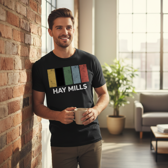 Hay Mills - T-Shirt - Colour Block Design