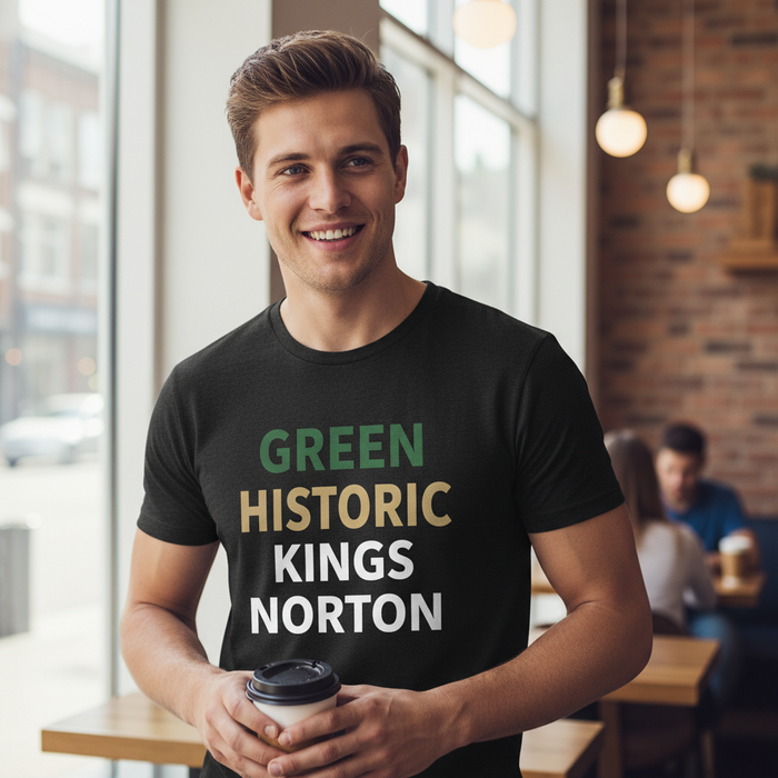 Kings Norton - T-Shirt - Minimal Type Stack Design