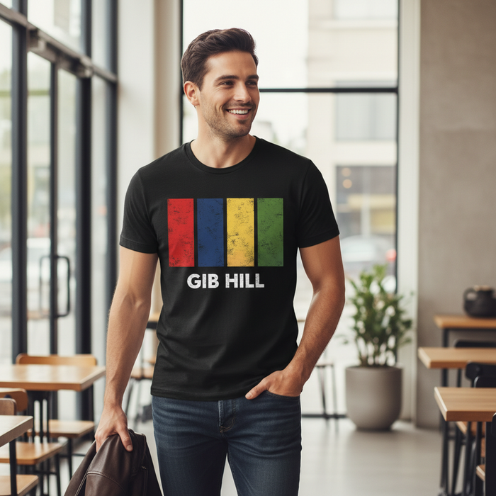 Gib Hill - T-Shirt - Colour Block Design