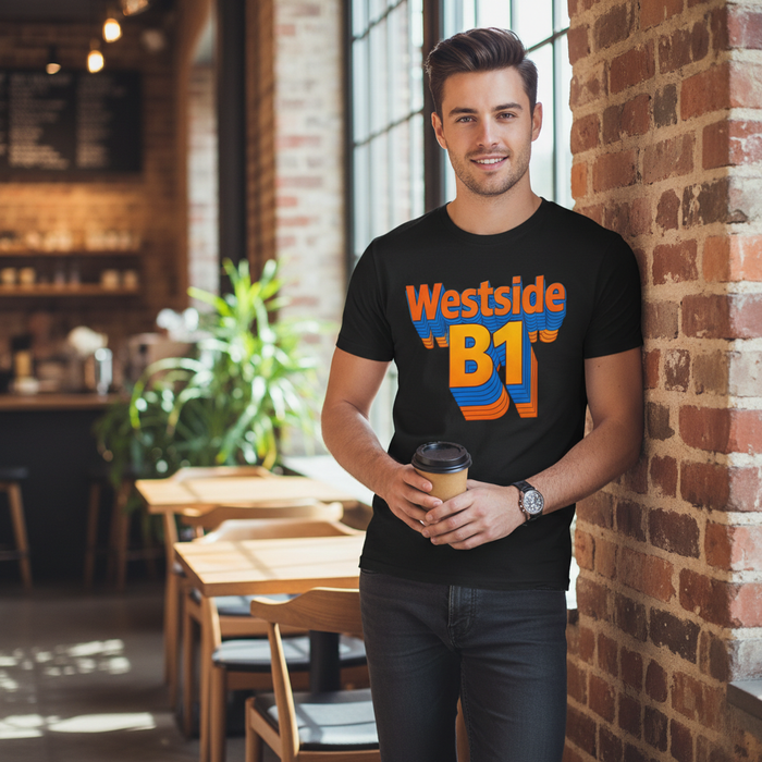 Westside - T-Shirt - Bold 3D Type Design