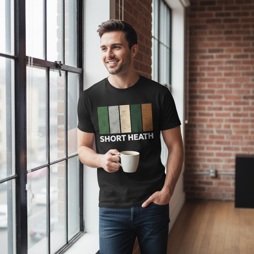 Short Heath - T-Shirt - Colour Block Design
