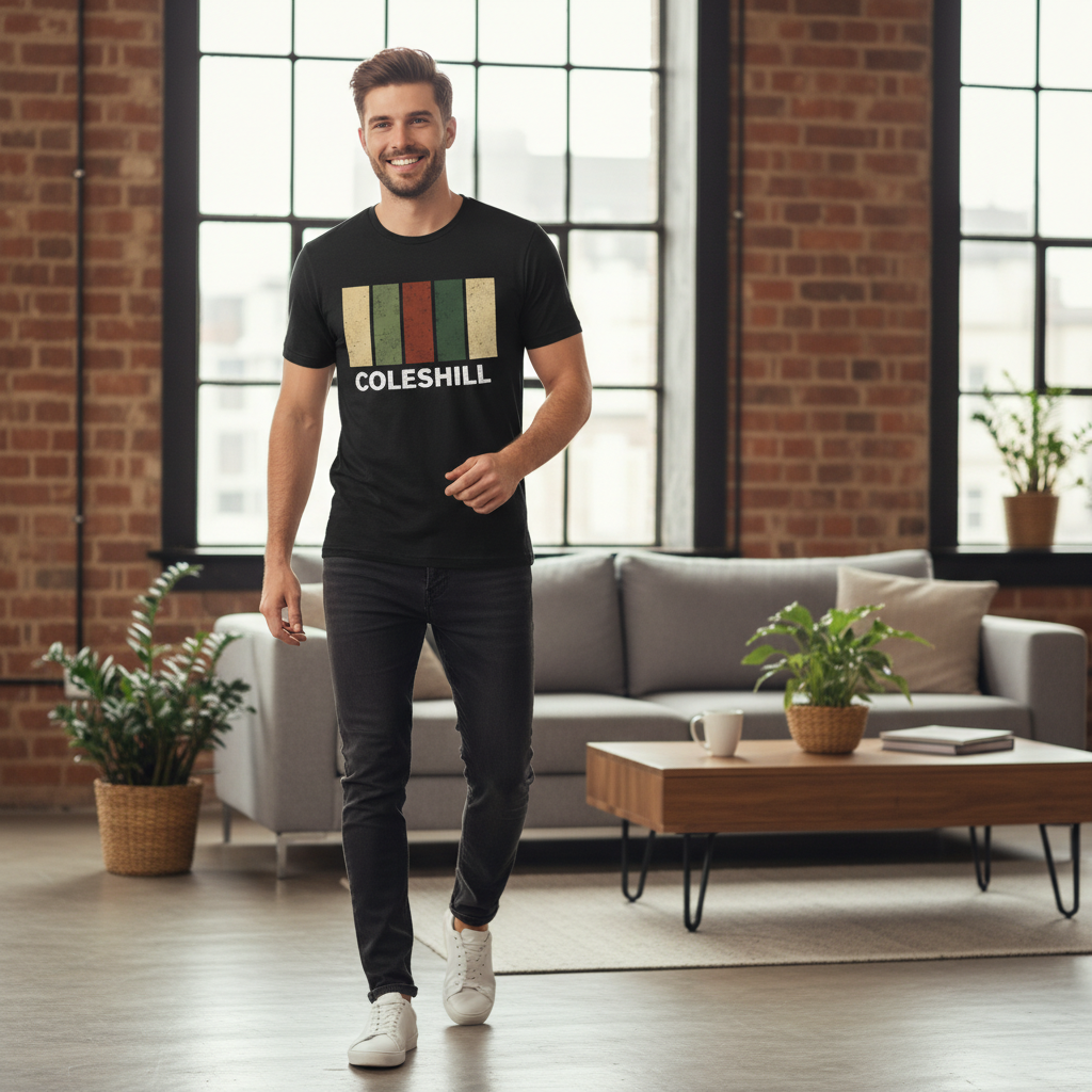 Coleshill - T-Shirt - Colour Block Design