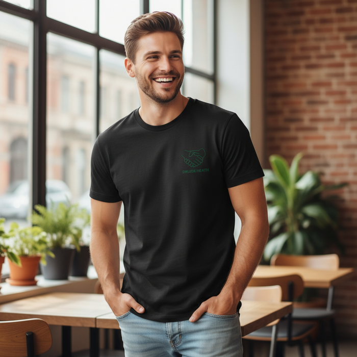 Druids Heath - T-Shirt - Minimal Line Icon Design - Community