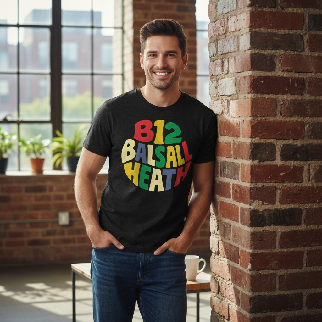Balsall Heath - T-Shirt - Colour Burst Design
