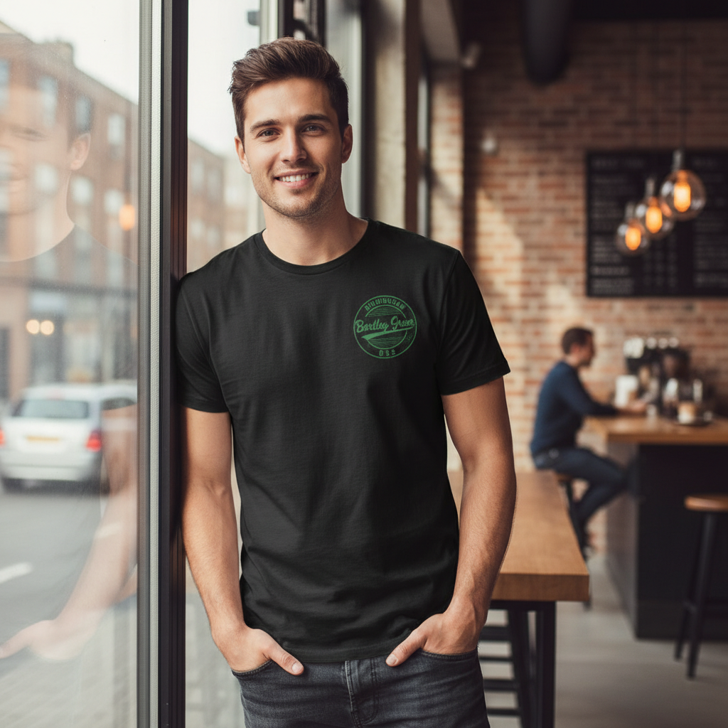 Bartley Green - T-Shirt - B32 Vintage Stamp Design