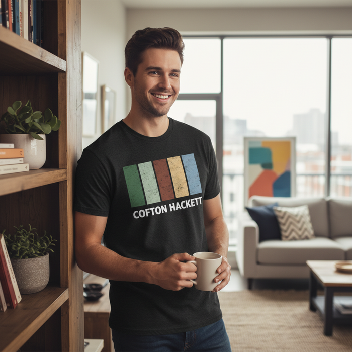 Cofton Hackett - T-Shirt - Colour Block Design