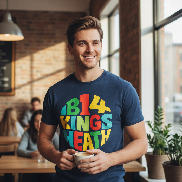 Kings Heath - T-Shirt - Colour Burst Design