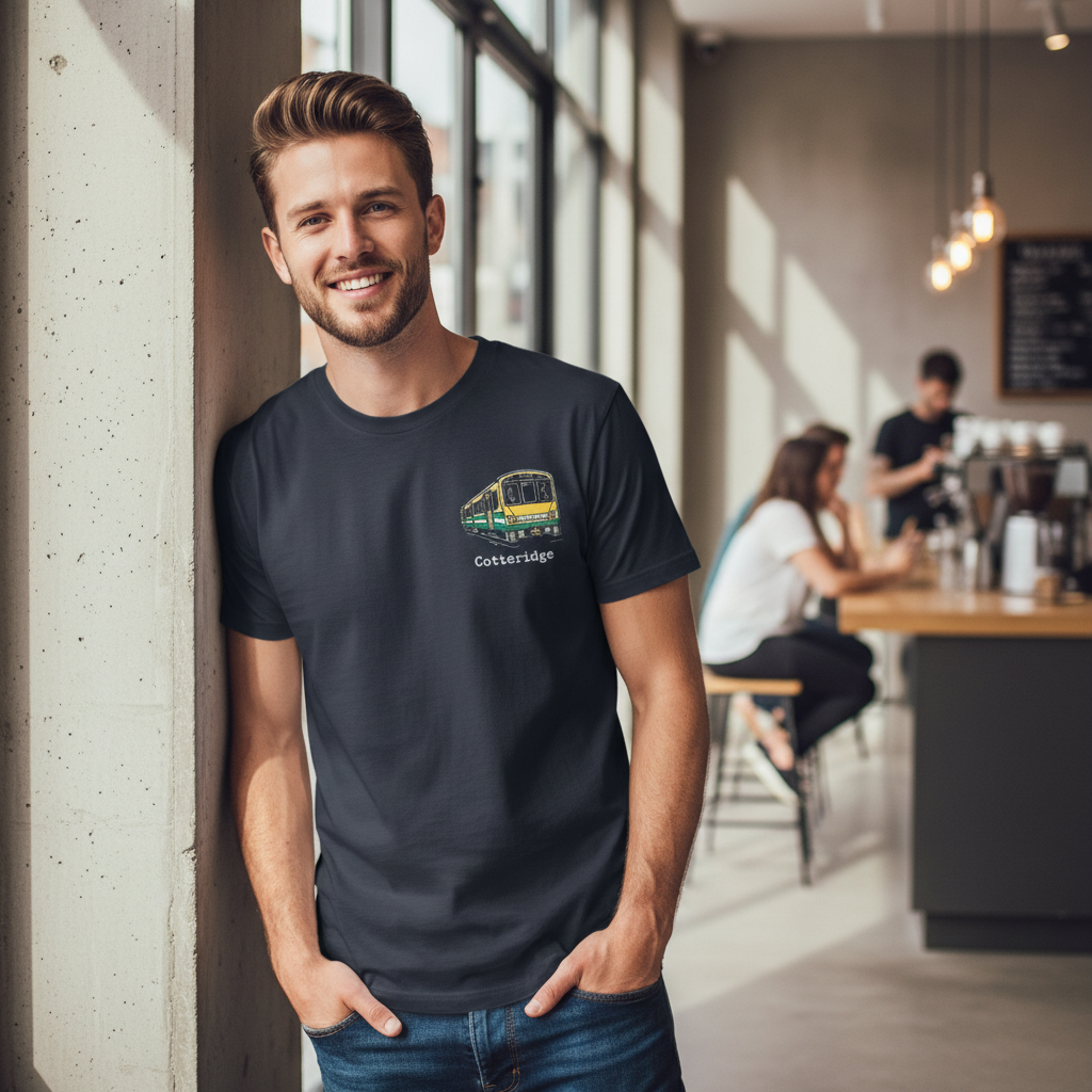 Cotteridge - T-Shirt - Minimal Cool Design - Train