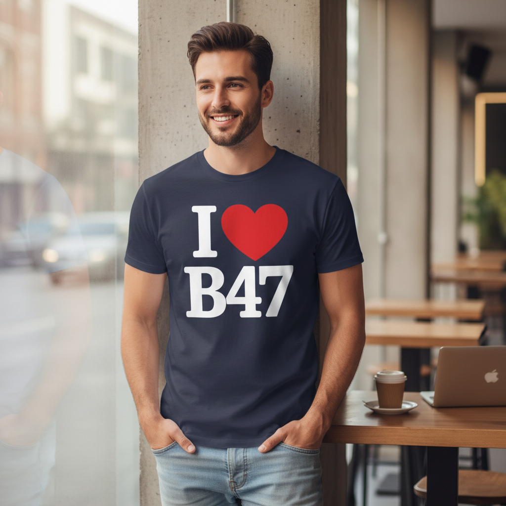 Hollywood - T-Shirt - I Heart B47 Design