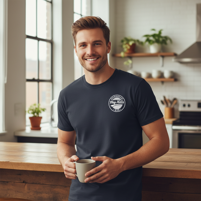 Hay Mills - T-Shirt - B25 Vintage Stamp Design