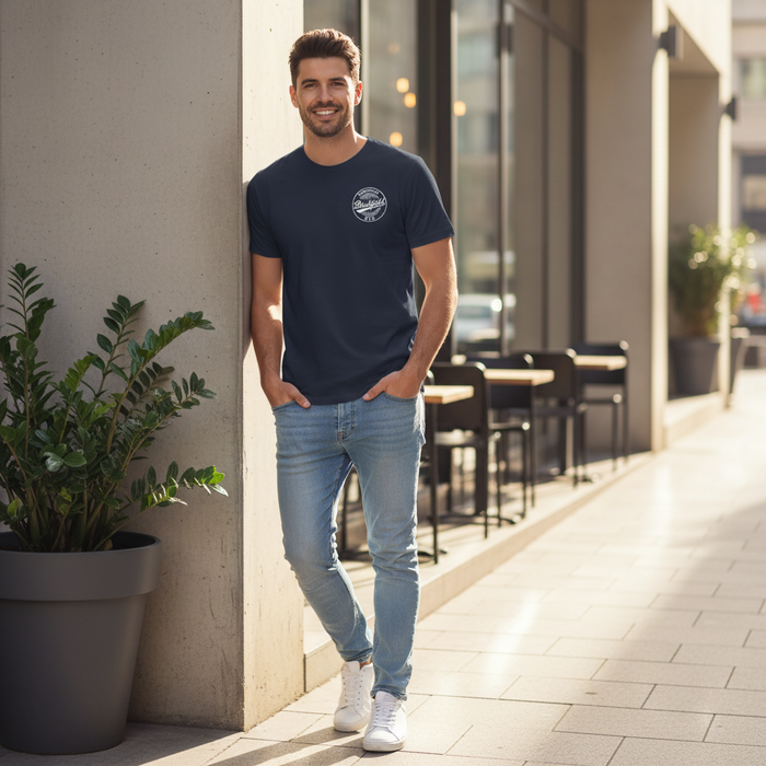 Birchfield - T-Shirt - B20 Vintage Stamp Design