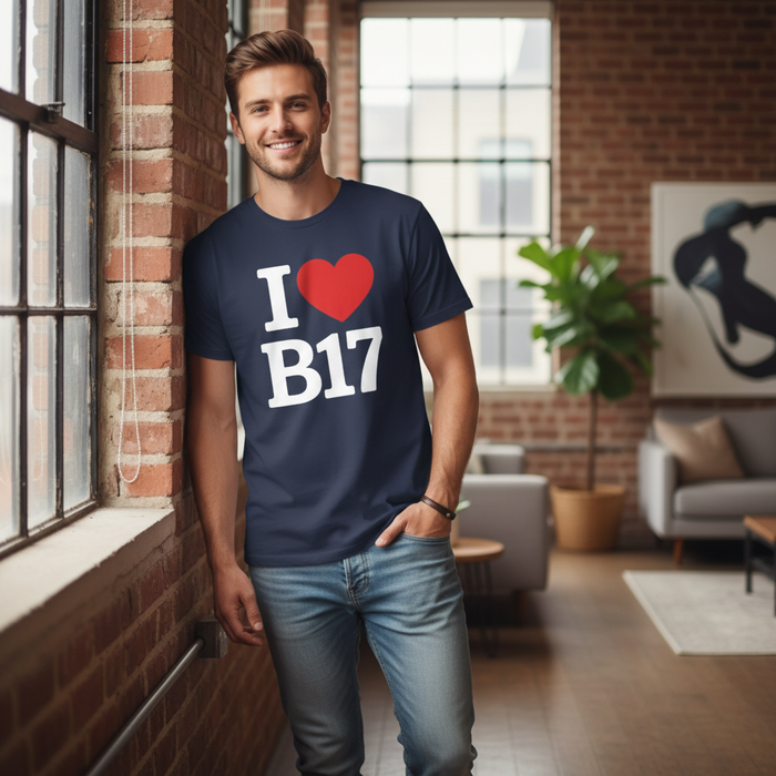 Harborne - T-Shirt - I heart B17 Design