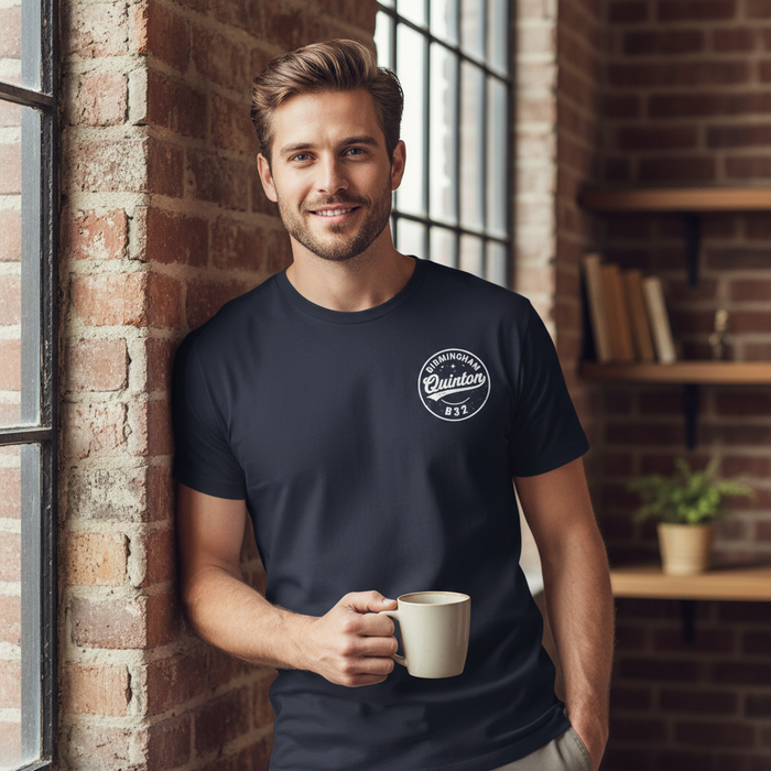 Quinton - T-Shirt - B32 Vintage Stamp Design