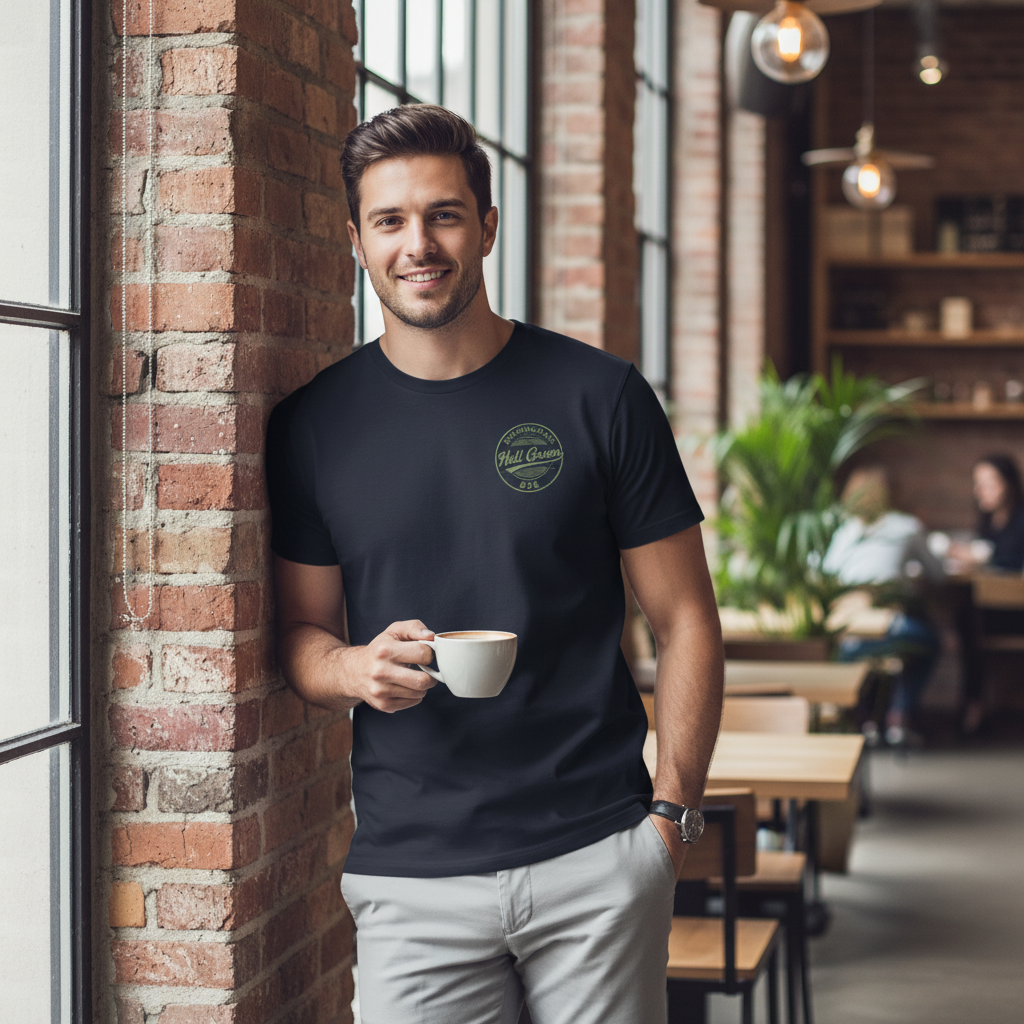 Hall Green - T-Shirt - B28 Vintage Stamp Design