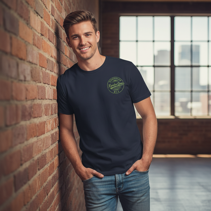 Lyndon Green - T-Shirt - B33 Vintage Stamp Design