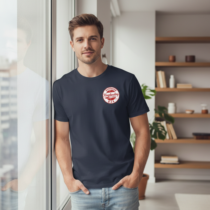 Kingstanding - T-Shirt - B44 Vintage Stamp Design