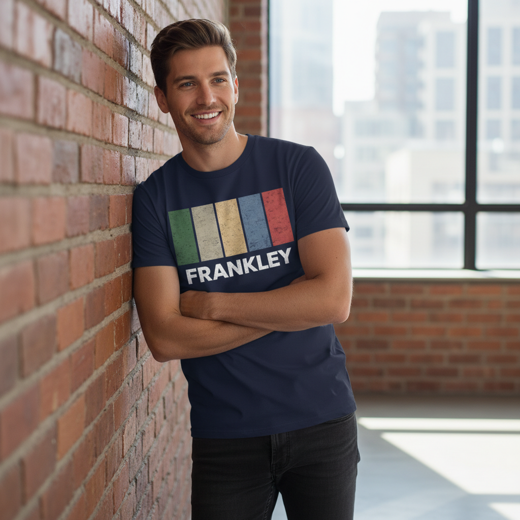 Frankley - T-Shirt - Colour Block Design