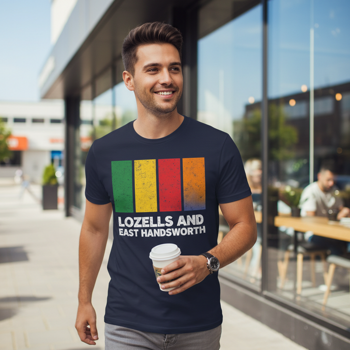 Lozells and East Handsworth - T-Shirt - Colour block Design