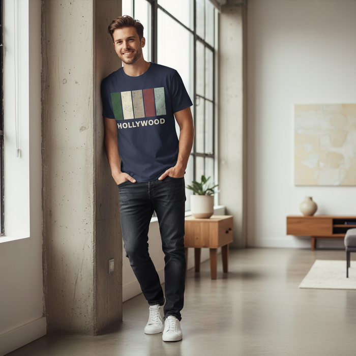 Hollywood - T-Shirt - Colour Block Design