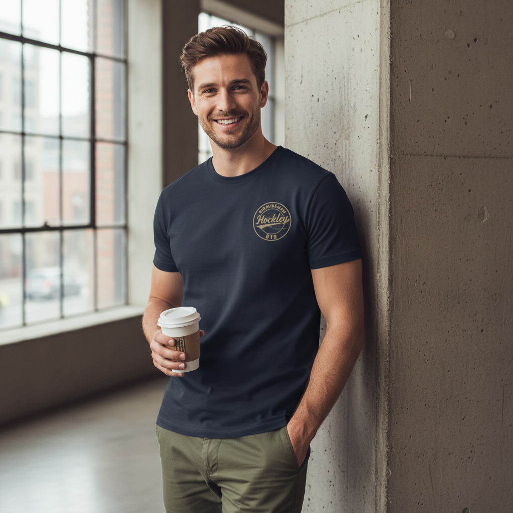 Hockley - T-Shirt - B19 Vintage Stamp Design