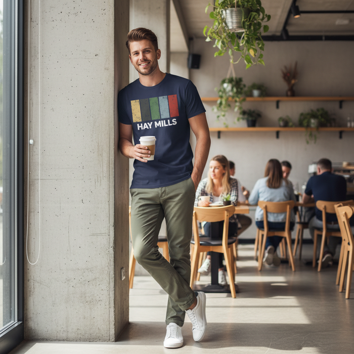 Hay Mills - T-Shirt - Colour Block Design