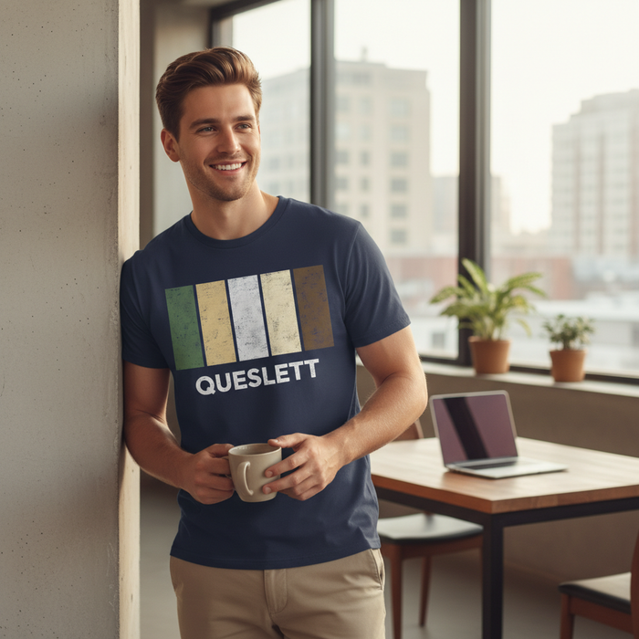 Queslett - T-Shirt - Colour Block Design