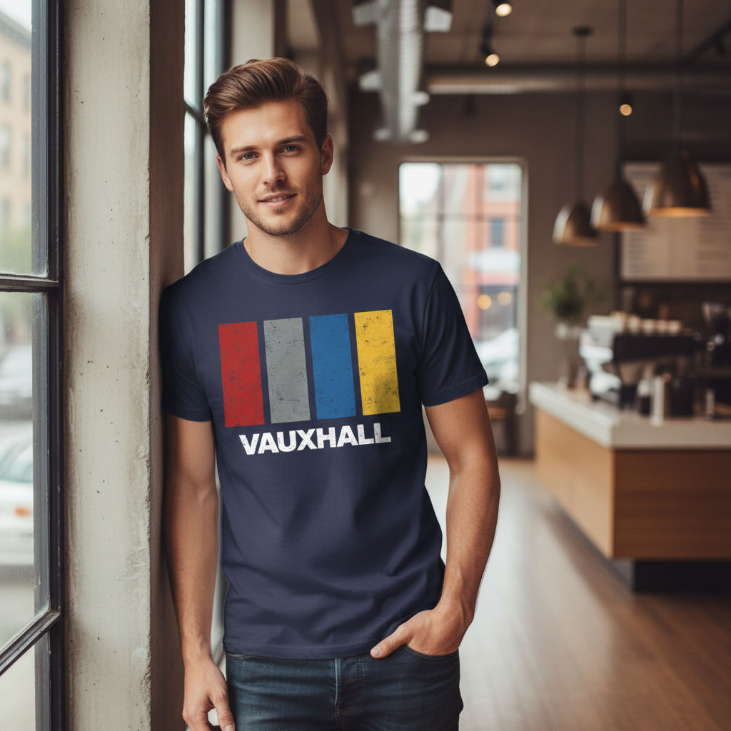 Vauxhall - T-Shirt - Colour Block Design