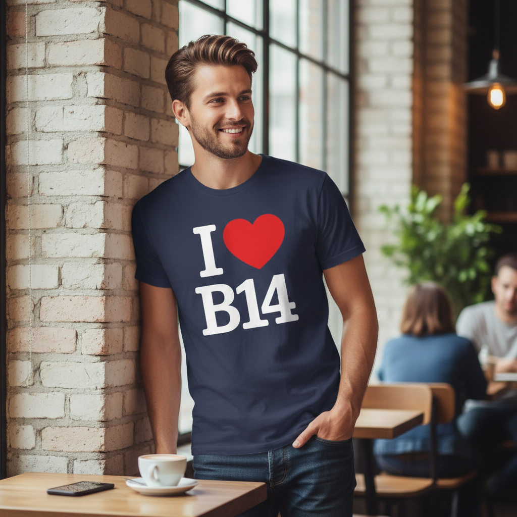 Kings Heath - T-Shirt - I heart B14 Design