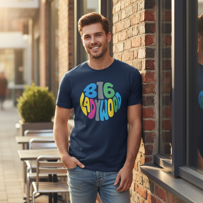Ladywood - T-Shirt - Colour Burst Design